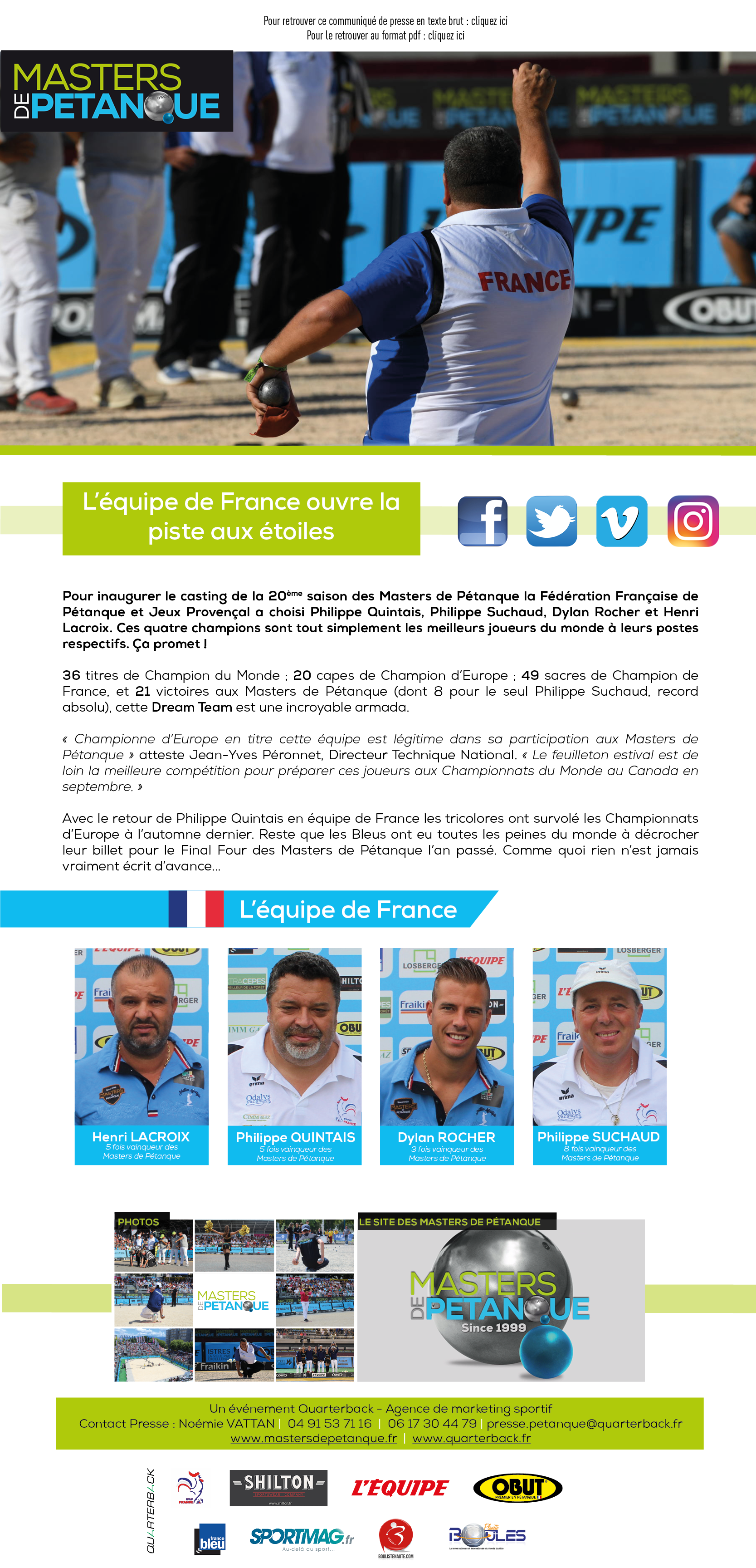 Masters de Pétanque