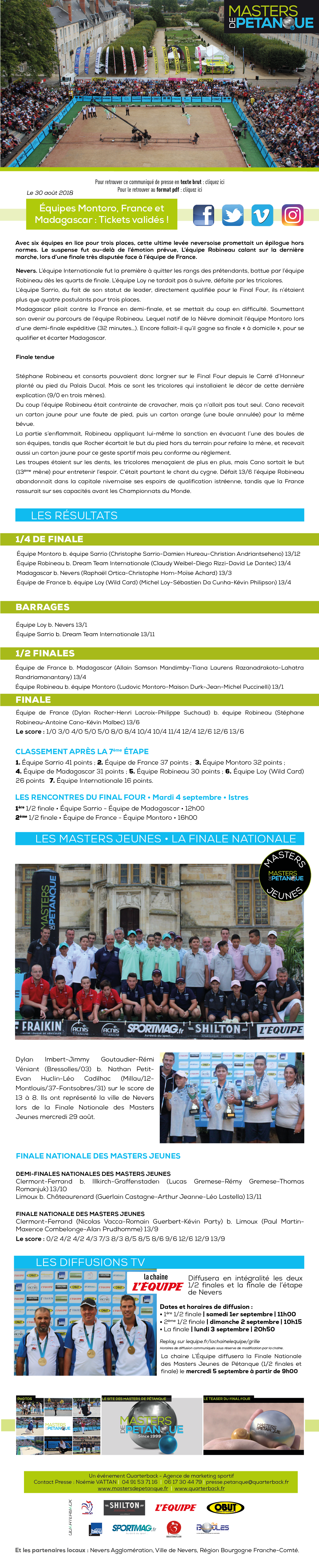Masters de Pétanque