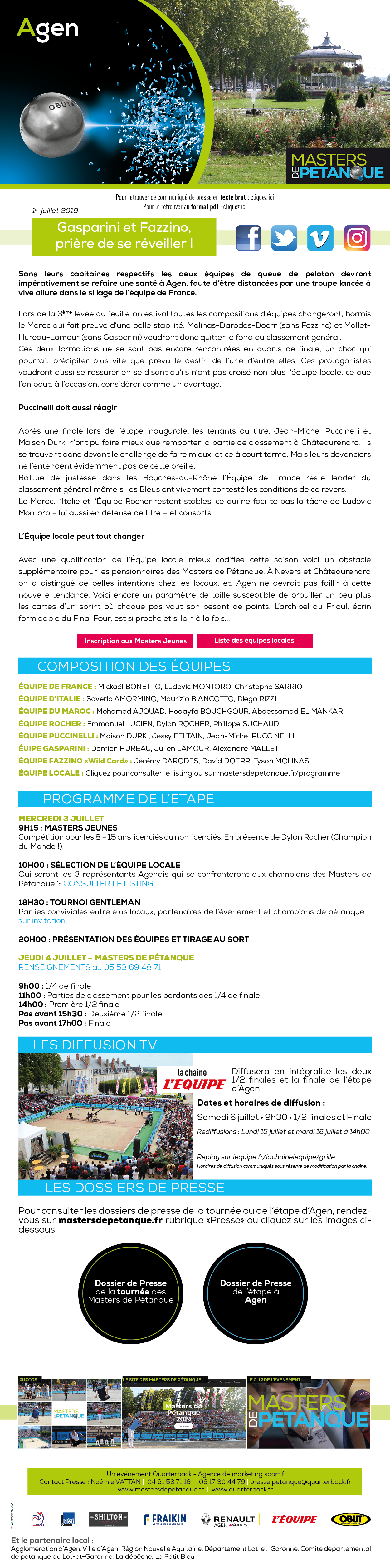 Masters de Pétanque